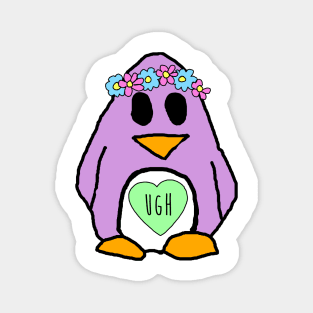 Pastel Penguin Magnet