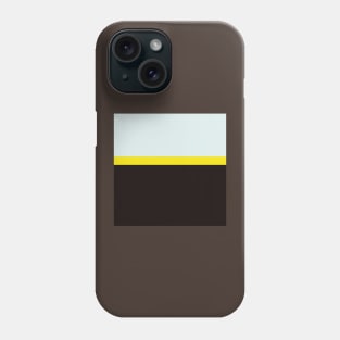 black yellow and blue minimalist abstract design Phone Case