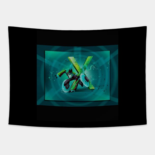 X for xenon Tapestry by JESH