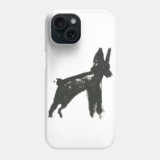 Doberman Doodle Phone Case