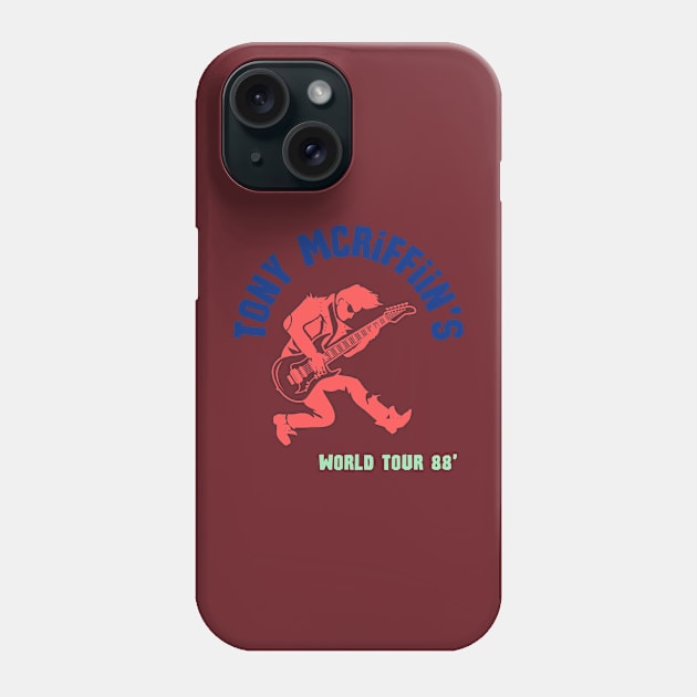 Tony mcriffin’s world tour Phone Case by Benjamin Customs