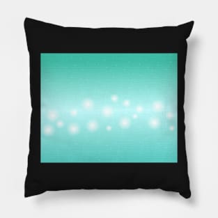 Shiny blue background gradient Pillow