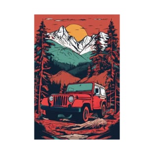 Jeep wrangler a muddy mountain T-Shirt