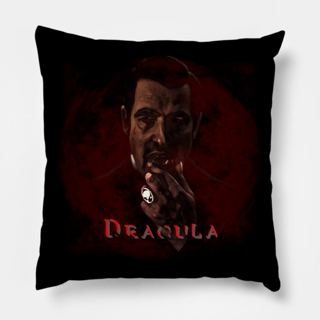 BBC Dracula - Anguish. Pillow by OriginalDarkPoetry