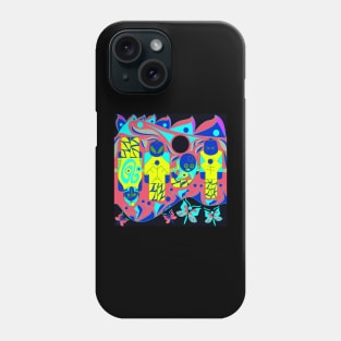 brick games in ecopop totem in tribal mexican patterns Phone Case