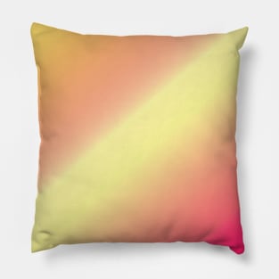 yellow pink abstract texture Pillow