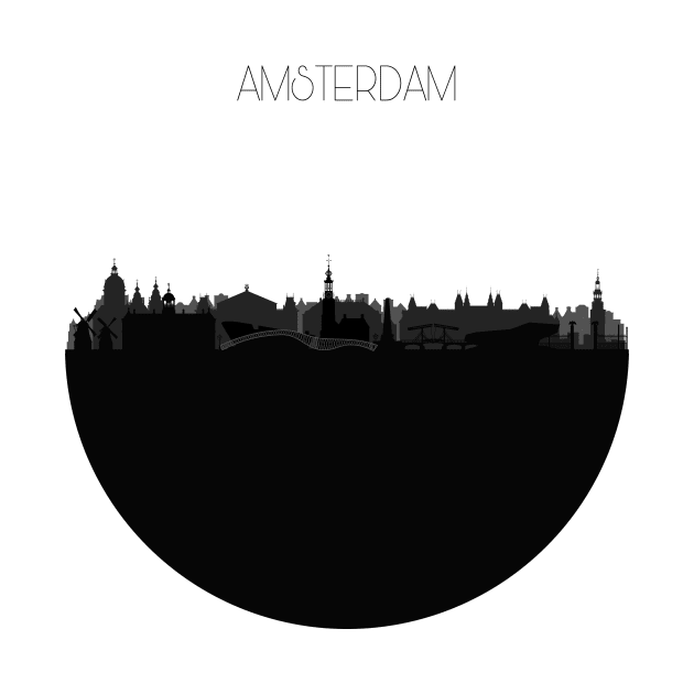 Amsterdam Skyline by inspirowl