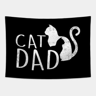 Cat Dad T-Shirt Funny Cat Daddy Father Day Gift Tapestry