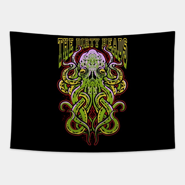 The Dirty Heads band merch octopus design Tapestry by ROCKHOPPER