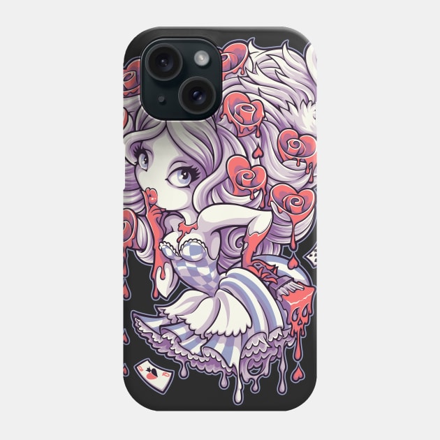 Painting The Roses Red Phone Case by JEHSEE