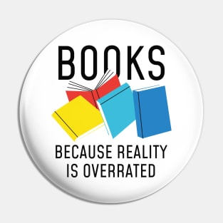 Books Reality Overrated Pin