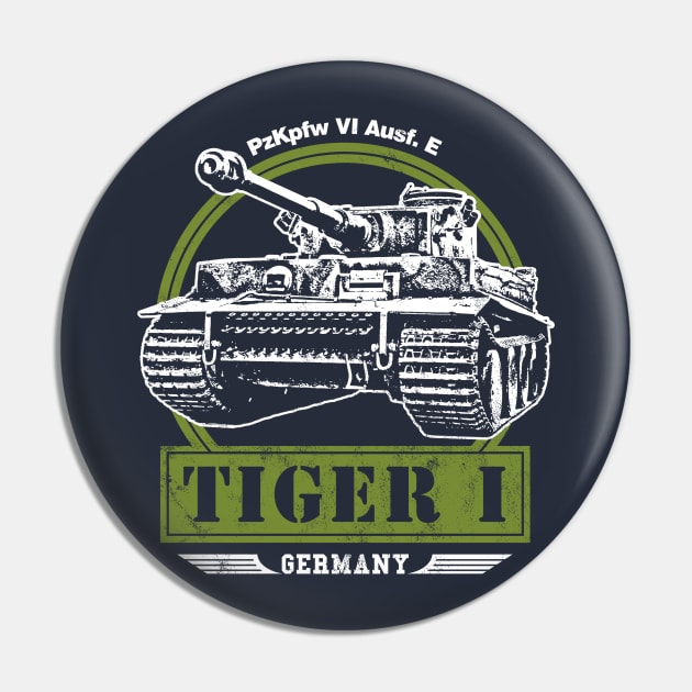 Tiger I - WW2 Tank Pin by rycotokyo81