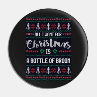 All I want for Christmas is a Bottle of Brown Pin