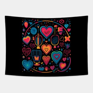 Playground Valentine Day Tapestry