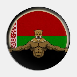 Cheetah Belarus Pin