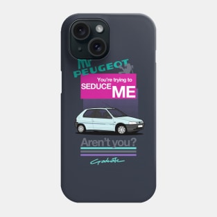 106 Graduate in pale blue Phone Case