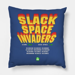 Slack Space Invaders Pillow