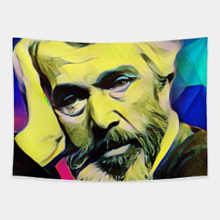 Thomas Carlyle Colourful Portrait | Thomas Carlyle Artwork 5 Tapestry