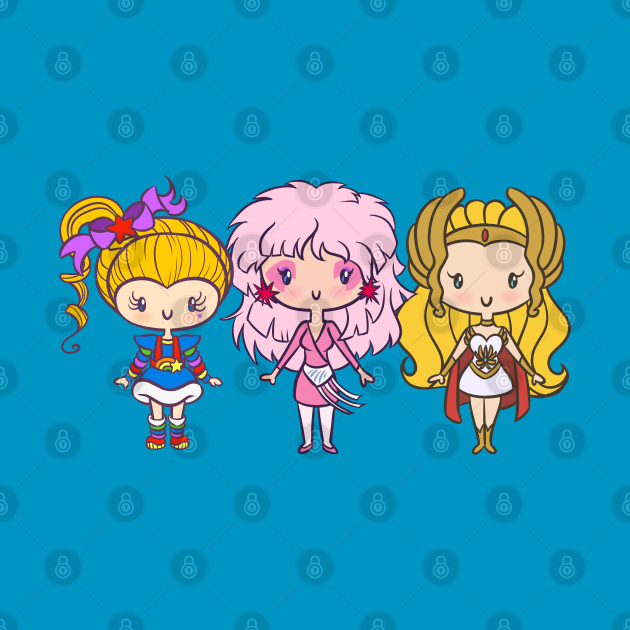 Lil' CutiEs- Eighties Ladies - Rainbow Brite - T-Shirt