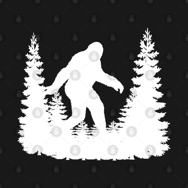 Funny Bigfoot and Sasquatch T Shirts by DHdesignerPublic