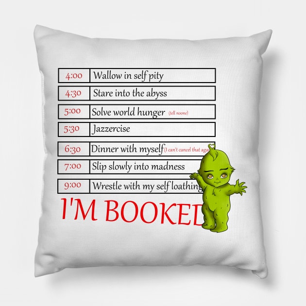 I'm Booked Pillow by ImSomethingElse