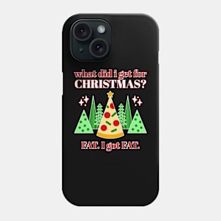 Fat Christmas Pizza Tree Phone Case