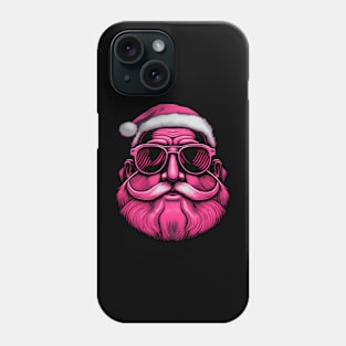 Retro Vintage Pink Santa Claus Phone Case