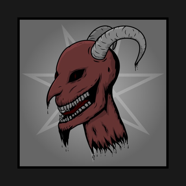 Severed Demon Head by UnluckyDevil