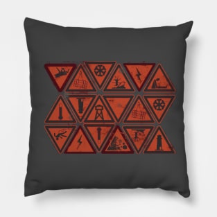 Battered Hazards Pillow