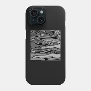 Swirls- Black and White Phone Case