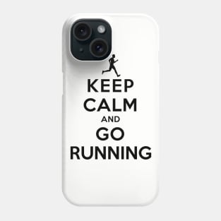 Keep Calm and Go Running (Male) Phone Case