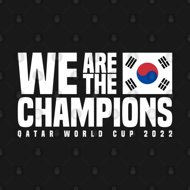 Qatar World Cup Champions 2022 - South Korea by Den Vector