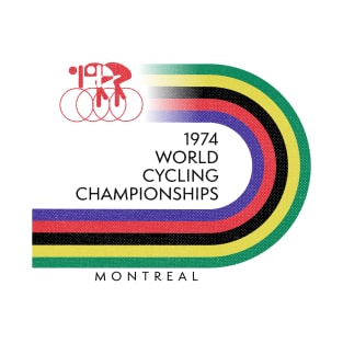 Retro Cycling - World Cycling Championships Montreal 1974 T-Shirt