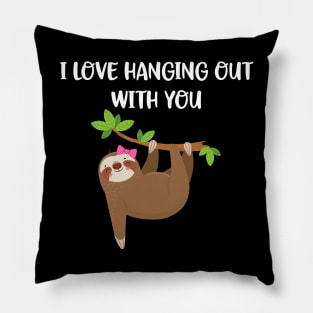 I Love Hanging Out With You Couple Matching Pillow