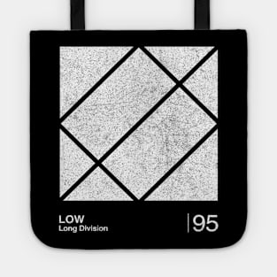 Low / Minimalist Graphic Artwork Fan Design Tribute Tote