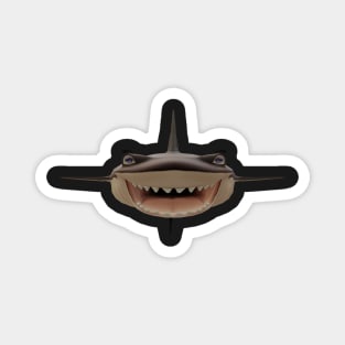 Three dimensional smiling shark Magnet