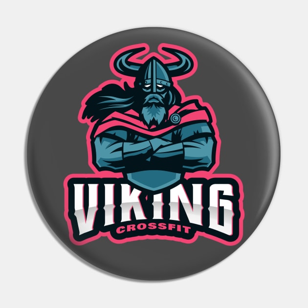 Viking Crossfit Pin by Tip Top Tee's