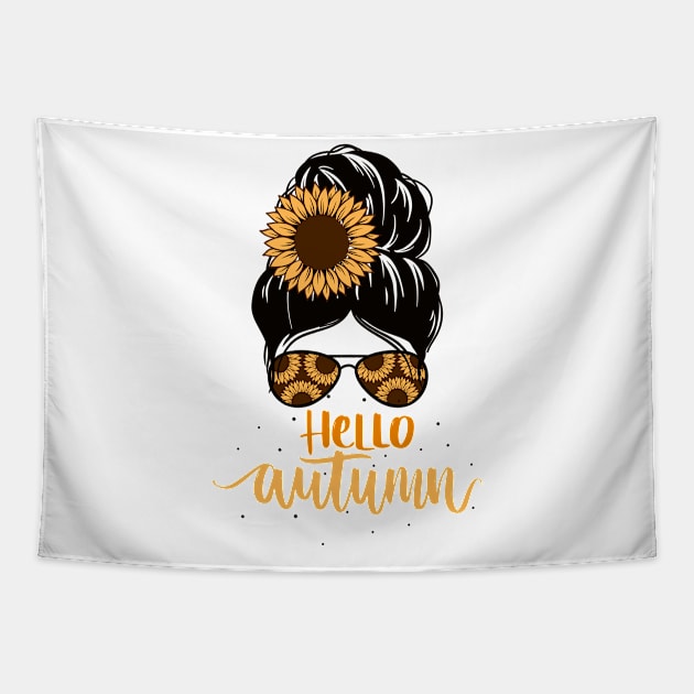 Hello Autumn Tapestry by Nicole James