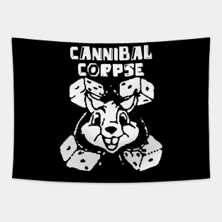 cannibal dice bunny Tapestry