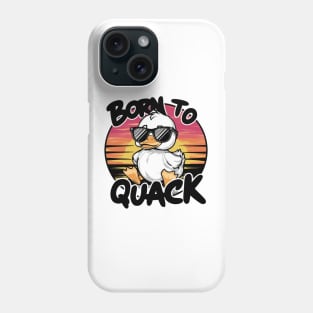 Born to Quack Duck Sunset Tee - Stylish Duck Lover Shirt Phone Case