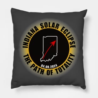 Indiana Solar Eclipse 2024 Pillow