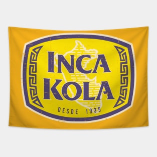 Inca Kola - logo - Est 1935 - Vintage design Tapestry