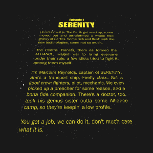 Serenity Opening Crawl T-Shirt