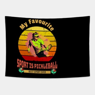 My Favourite Sport Is Pickleball Tapestry