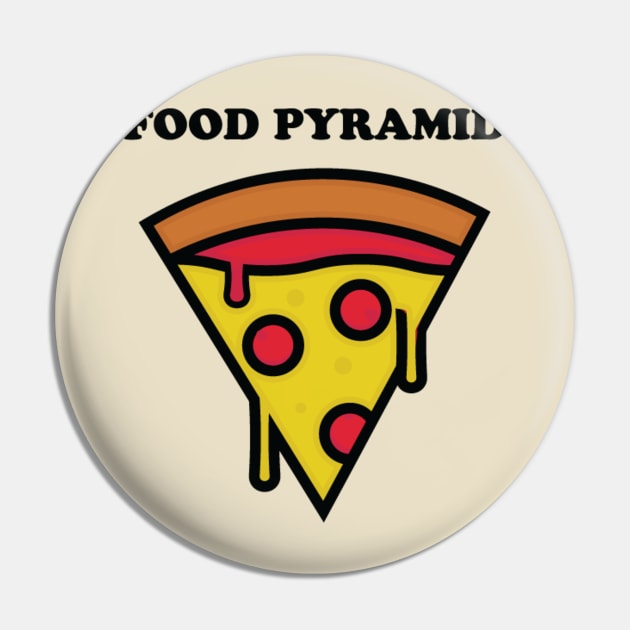 Food Pyramid Pin by Oswaldland