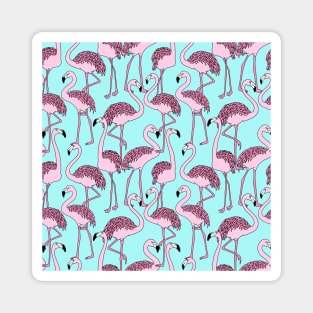 Pink Flamingos Magnet