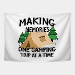 Tent Camping Memories Tapestry