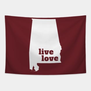 Alabama - Live Love Alabama Tapestry
