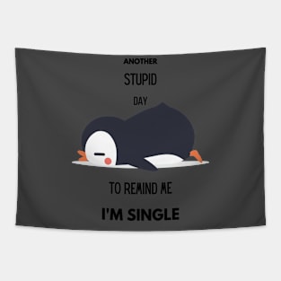 Funny design on valentines day Tapestry