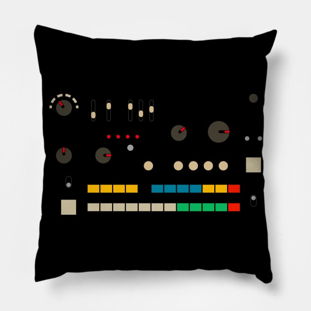 CompuRhythm CR-78 Pillow by NeonSunset